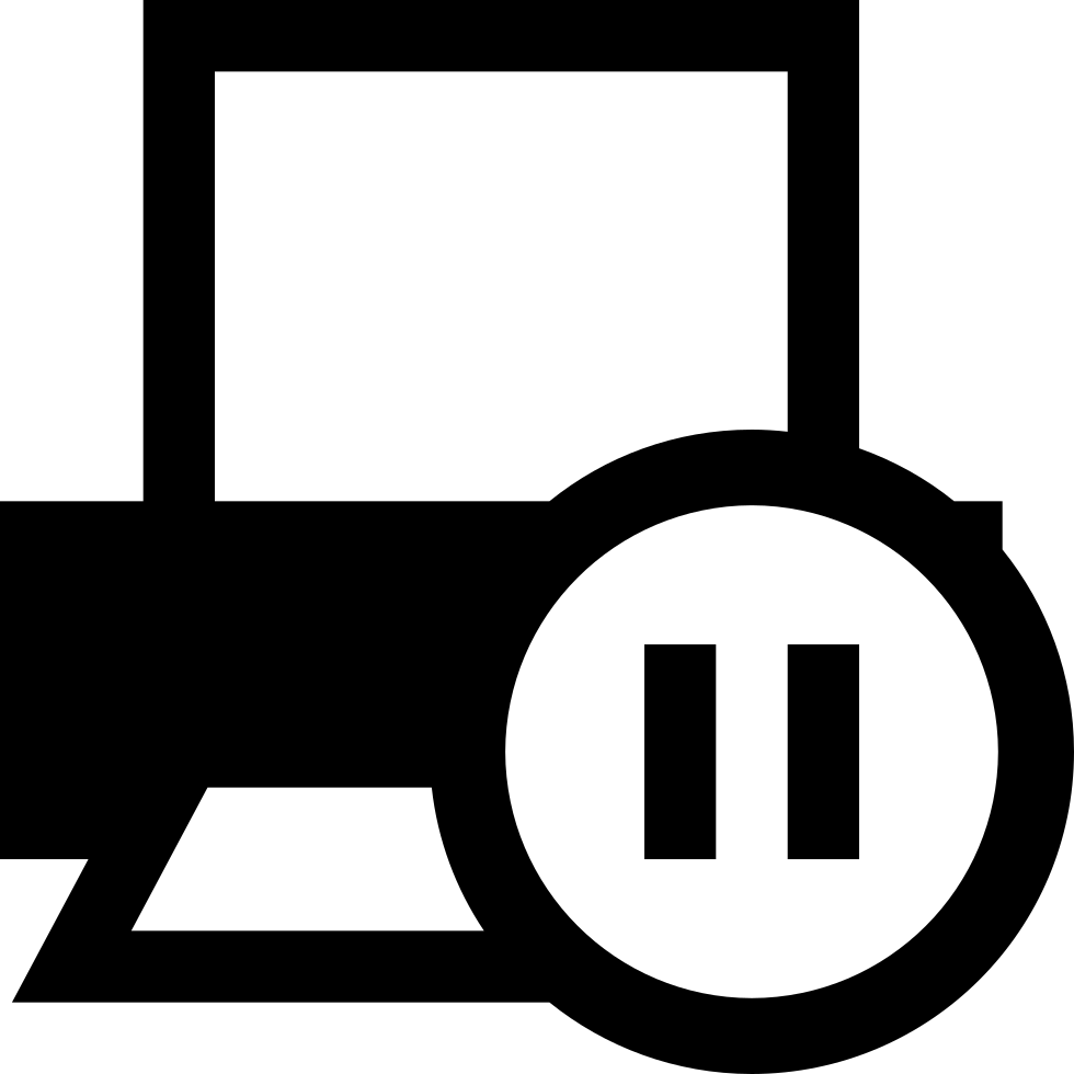 Pause Printer Comments - Musica Y Pausa Clipart (980x980), Png Download