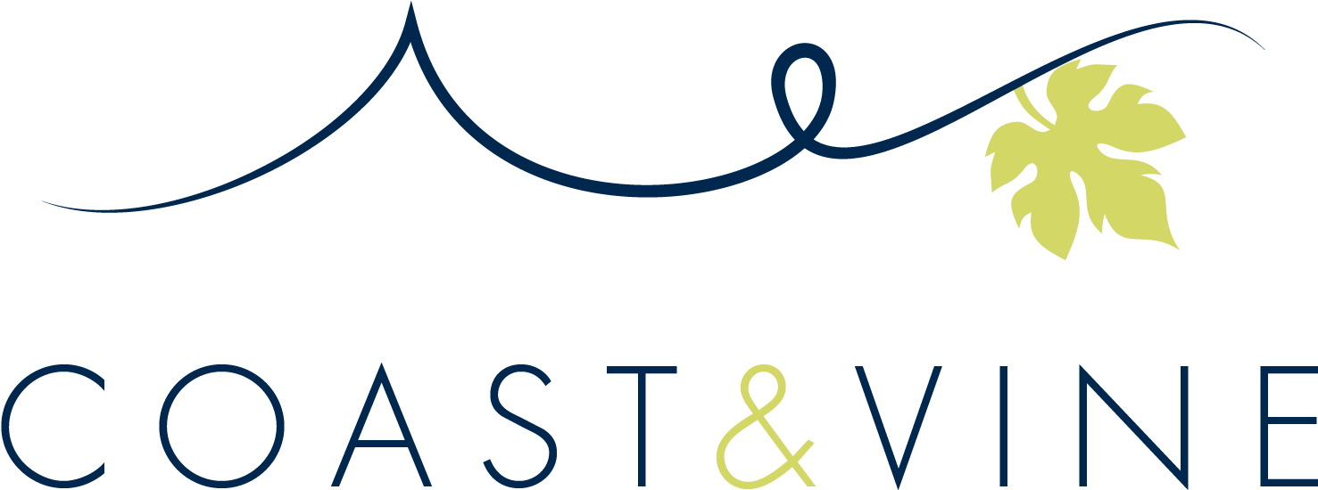 Coast & Vine - Logo Clipart (1494x599), Png Download