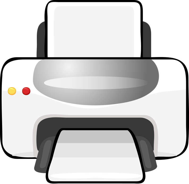 Printer Clip Art Download - Clipart Stampante - Png Download (800x777), Png Download