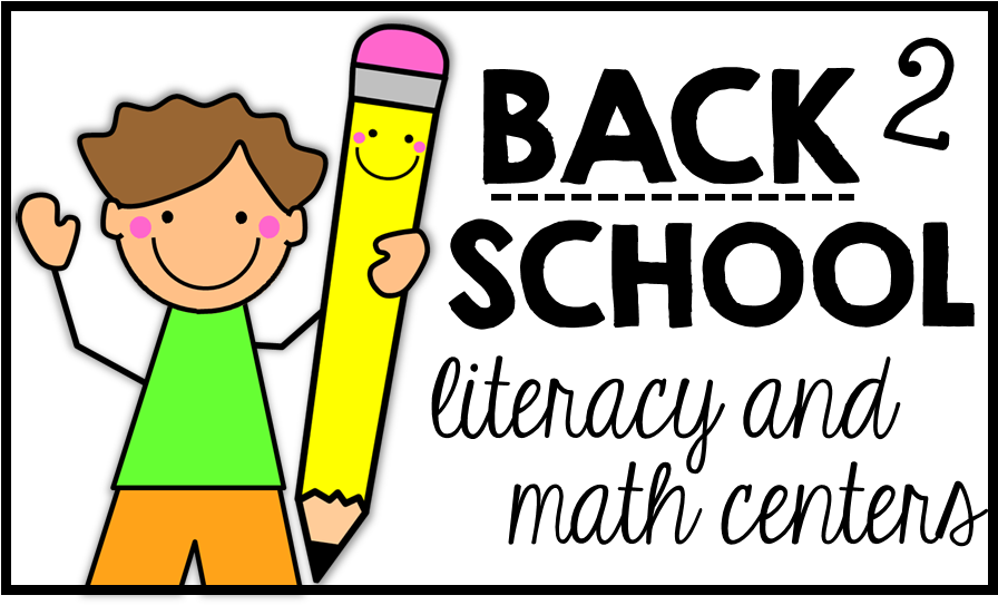 Back To School Literacy And Math Centers {freebies - Design With Vinyl Only Live Once, But If You Do It Clipart (951x619), Png Download