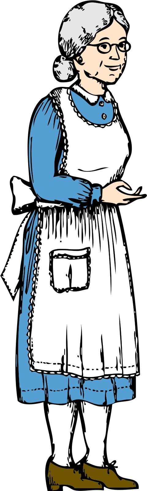 On The Bright Side, I Now Wear Support Hose - Grandmas Lap Throw Blanket Clipart (640x1280), Png Download