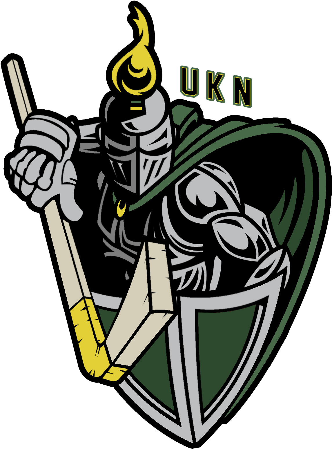 Uknighted Hc - Atlanta Knights Junior Hockey Club Clipart (1600x1600), Png Download