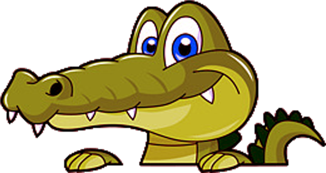 Online Room Booking - Cartoon Alligator Clipart (1083x1083), Png Download
