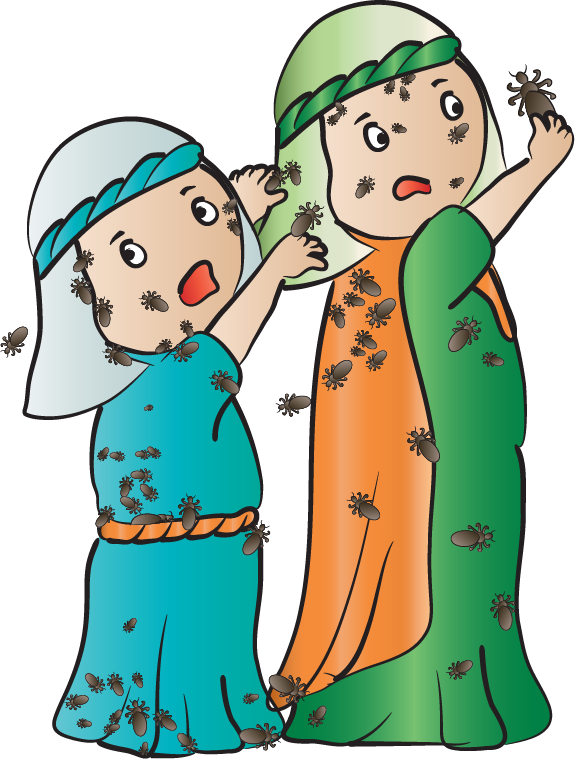 Plagues Of Egypt Clipart (575x759), Png Download