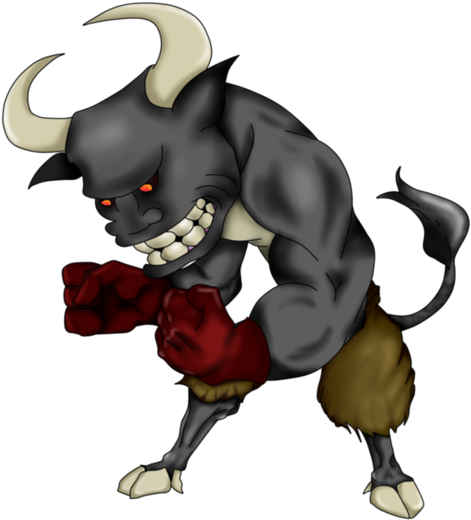 Angry Bull By Iluntxo04 Plusp - Cartoon Clipart (800x616), Png Download
