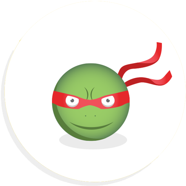 Ninja Turtles - Cartoon Clipart (800x800), Png Download