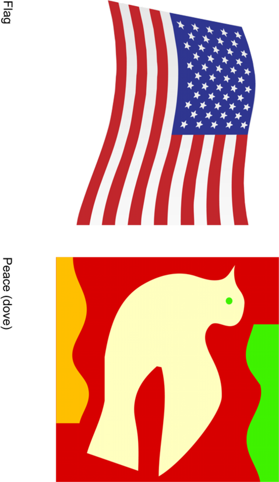 School Crossing - Usa Proud - Square Sticker 3" X 3" Clipart (483x825), Png Download