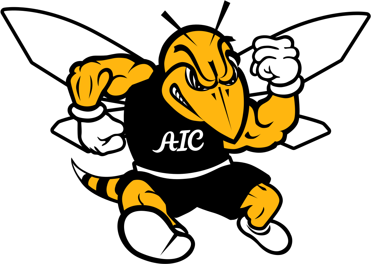 Aic Yellow Jackets Logo Clipart (1200x859), Png Download