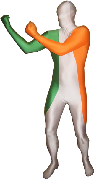 Ireland Morphsuit - Tri Colour Morph Suit Clipart (600x600), Png Download