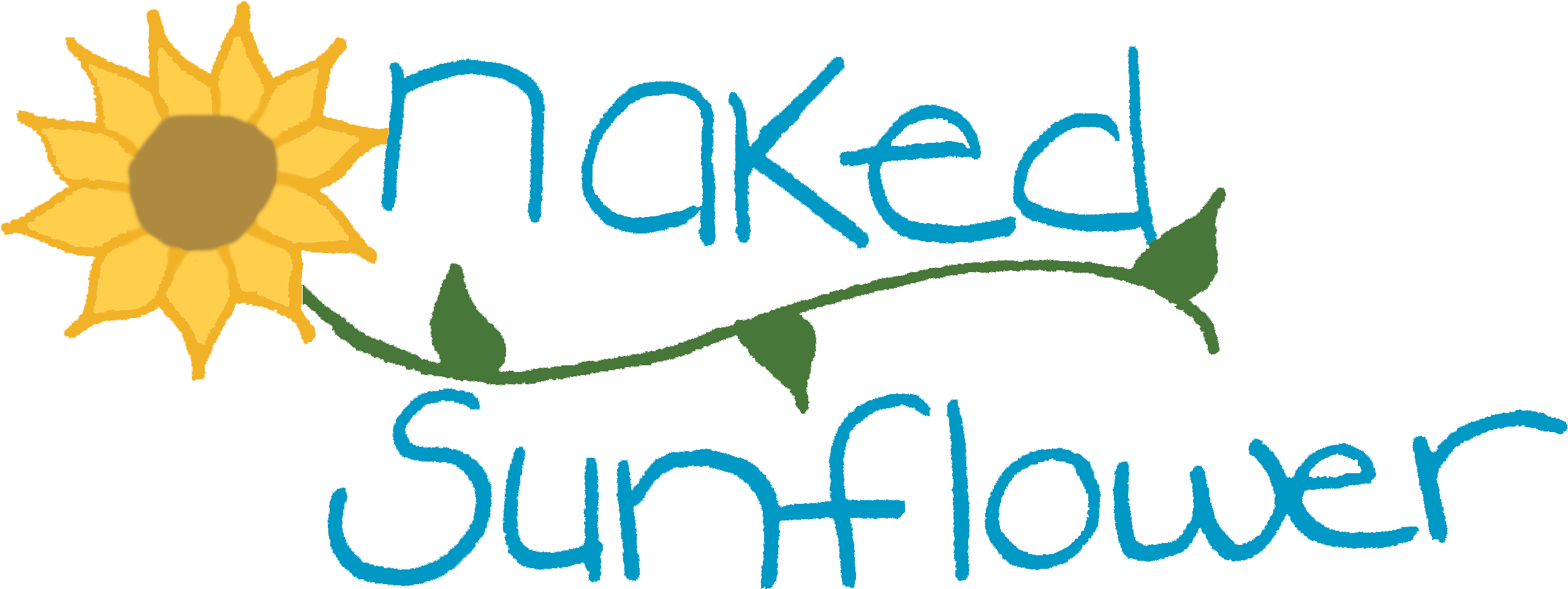 Naked Sunflower - Potato Clipart (2630x1032), Png Download