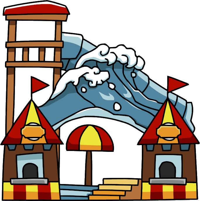 Water Park - Water Park Png Clipart (684x687), Png Download