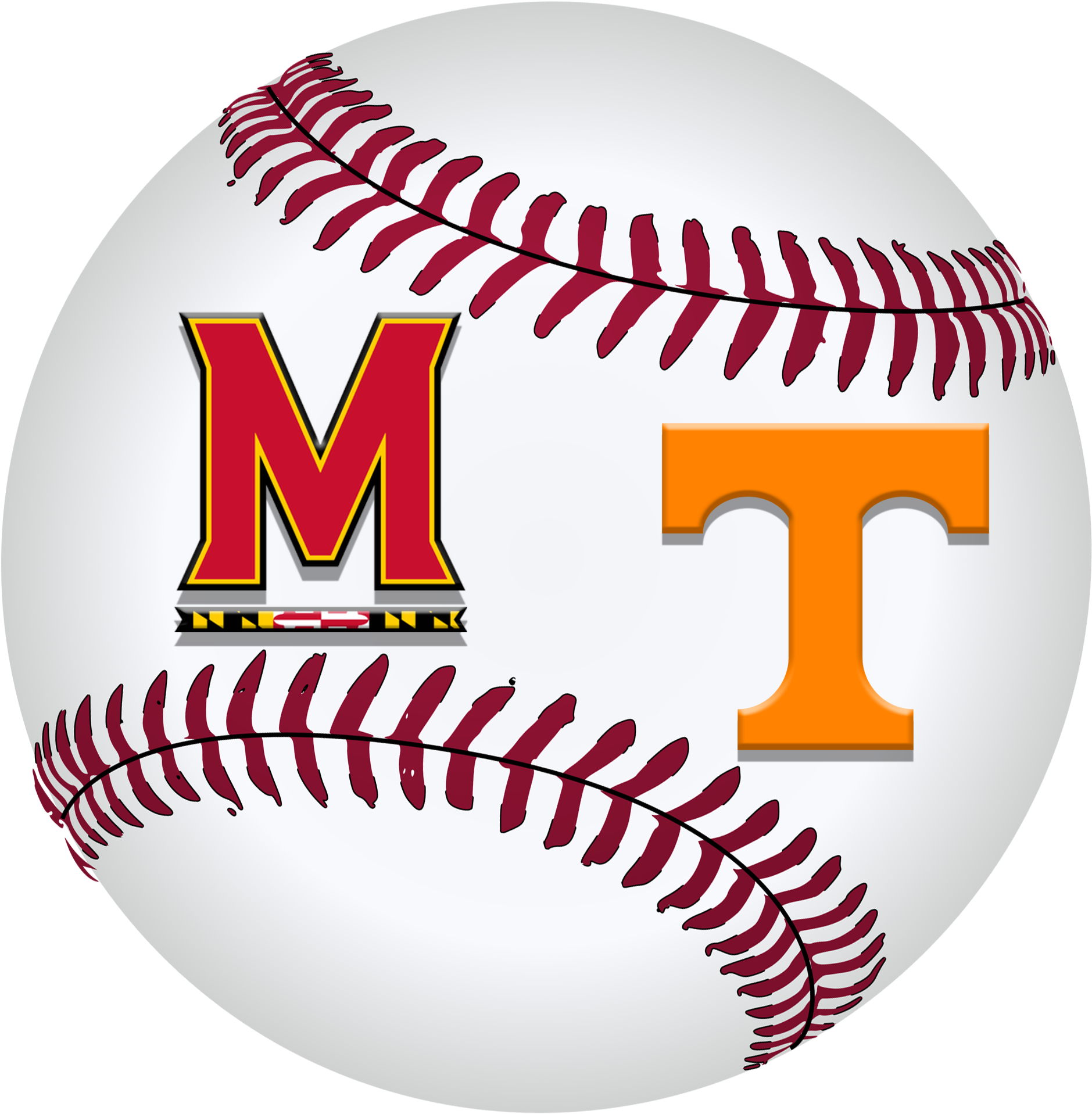 Maryland's Six-run Ninth Inning Clinches Road Series - Set Of Four Baseball Air Fresheners Fresh Picked Blueberry Clipart (2000x2000), Png Download