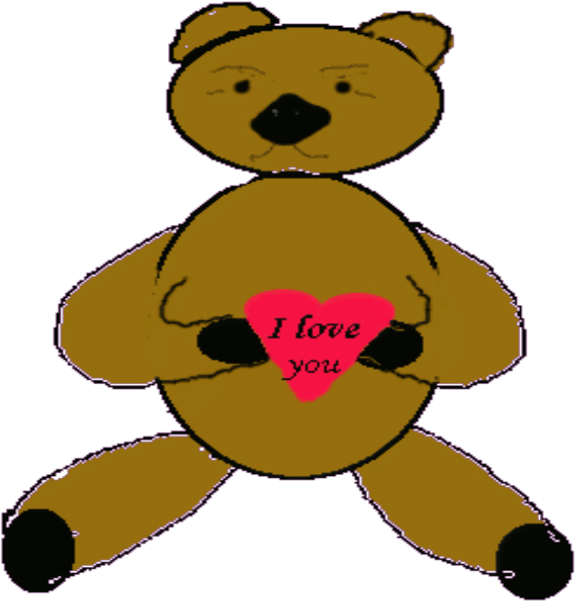 Love Bear Clipart (1600x1600), Png Download