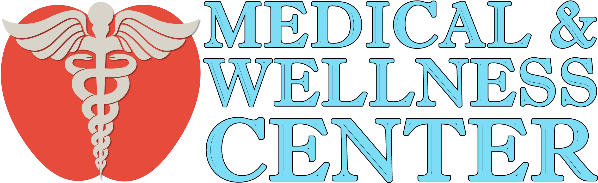 Situation Clipart Health Center - Medical Wellness Center Logo - Png Download (2300x712), Png Download