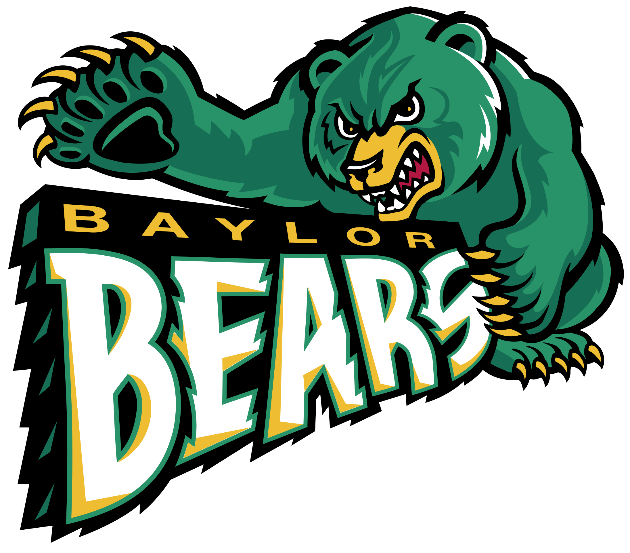 Baylor Bears 02 Logo Png Transparent - Baylor Bears And Lady Bears Clipart (2191x1921), Png Download