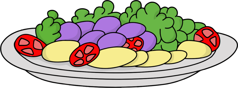 Vegetables Plate Png Clipart Transparent Png (916x340), Png Download