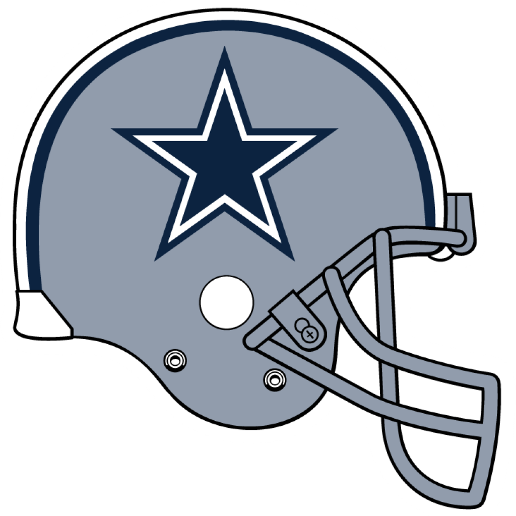 Transparent Dallas Cowboys Clipart - Dallas Cowboys Helmet Drawing - Png Download (1024x1024), Png Download