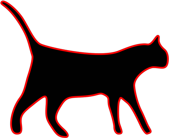 Sleeping Cat 3 Png Icons - Pregnant Cat Clipart Transparent Png (600x600), Png Download