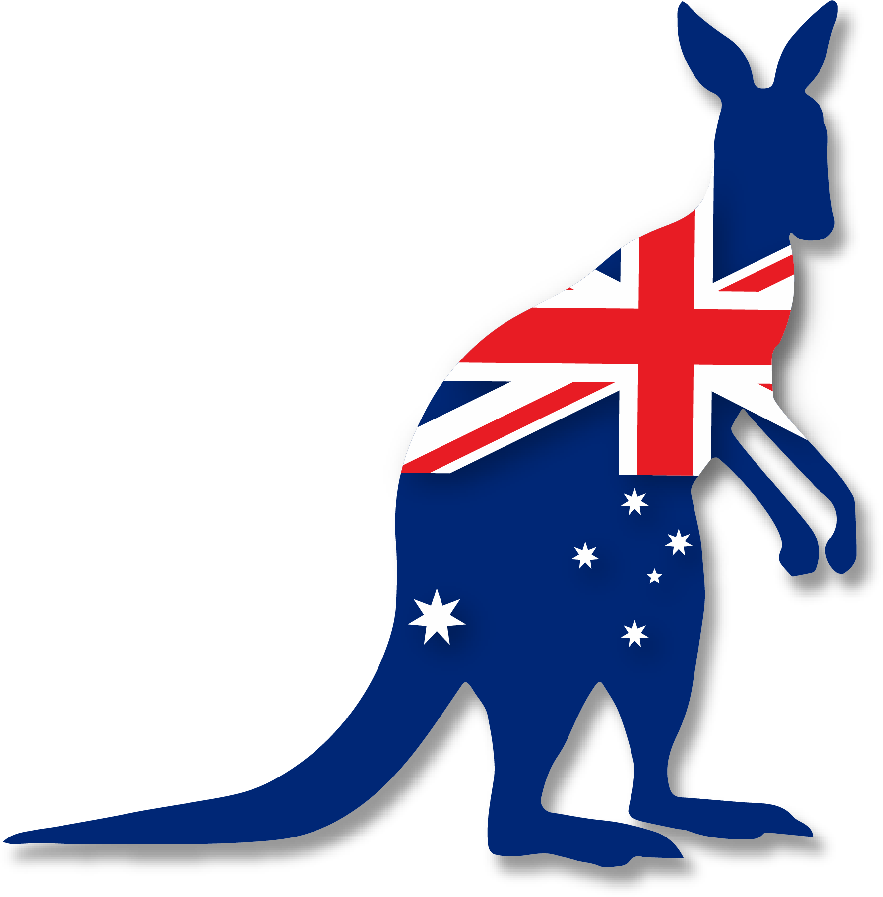 Kangaroo Australia Clipart - Png Download (1801x1827), Png Download