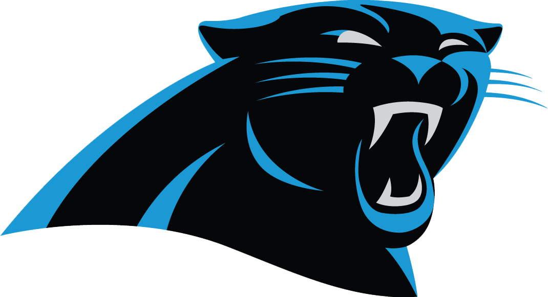 Broncos Vector Panthers - Carolina Panthers Logo Clipart (1070x581), Png Download