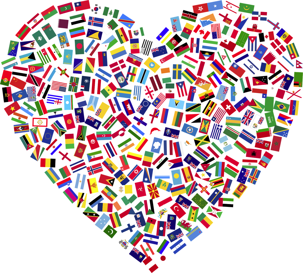 Heart,symmetry,area - Countries United Clipart (830x750), Png Download