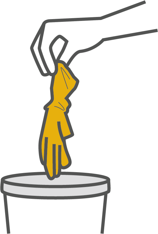 Masks And Gloves Dispose Clipart (901x901), Png Download