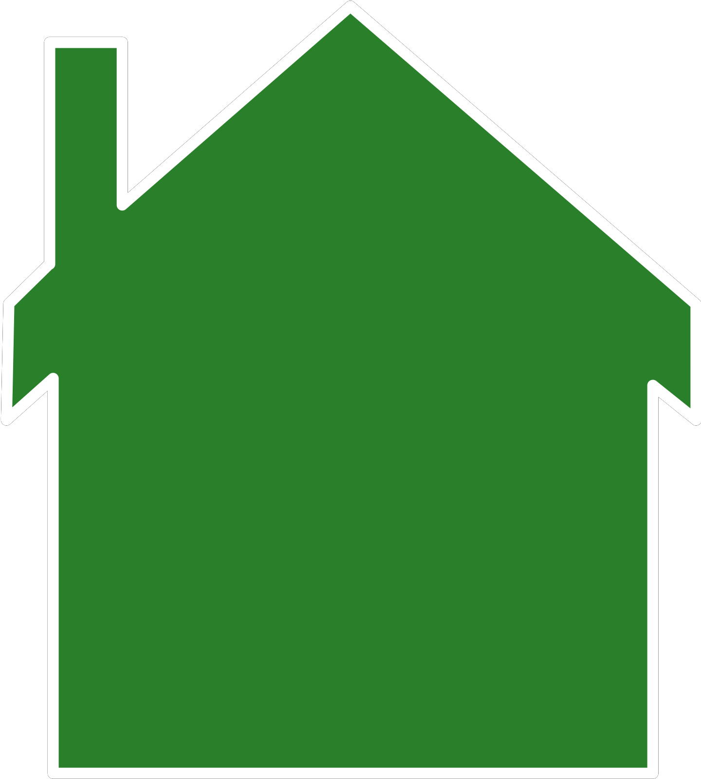 Building With A Green Color Clipart (1600x1600), Png Download