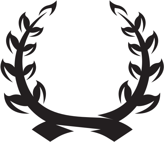 Wreath Silhouette Clip Art - Png Download (600x600), Png Download