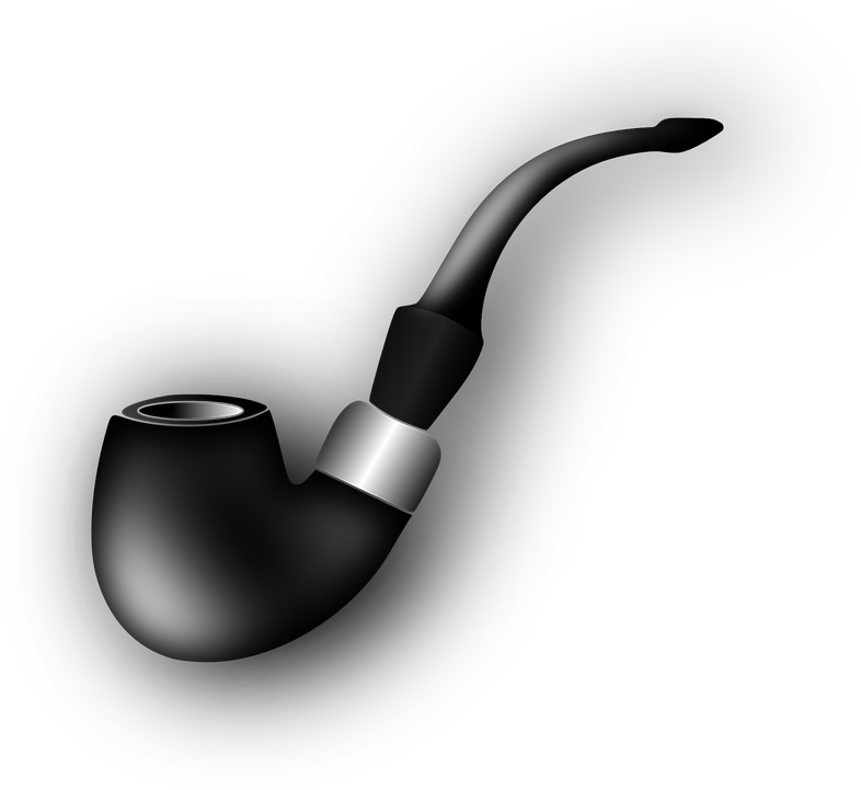 Pipe Smoking Smoke Tobacco As - Pipe Clip Art - Png Download (800x720), Png Download