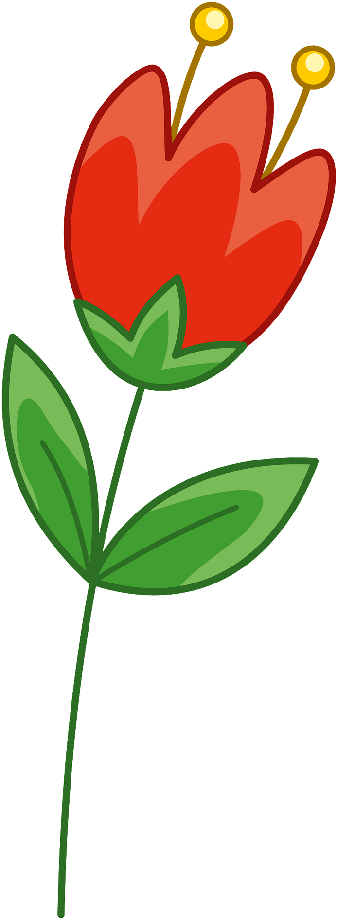 Flower Clipart - Png Download (703x1920), Png Download