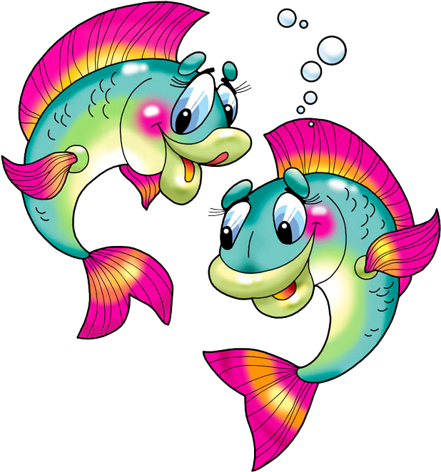 A F E - 2 Fish Clipart - Png Download (628x682), Png Download