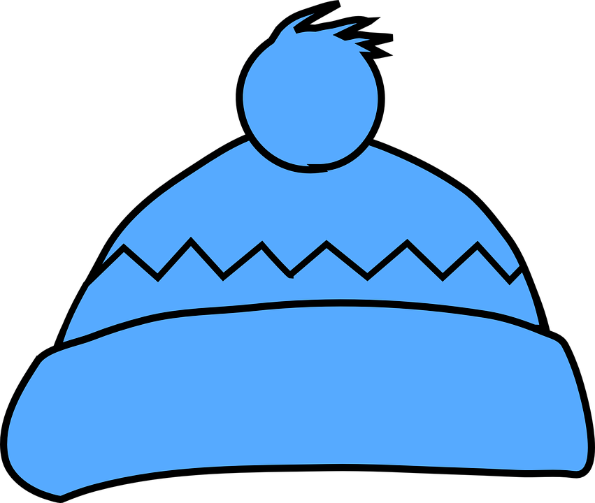 Transparent Scarf Clipart Png - Winter Hat Clip Art (851x720), Png Download