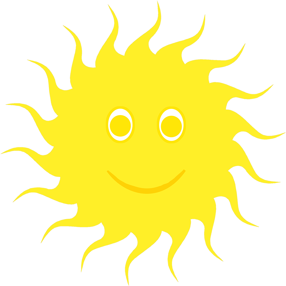 Pozo Clipart Sun Sun Clipart Sun Clipart Pozo - Yellow Sun - Png Download (945x943), Png Download
