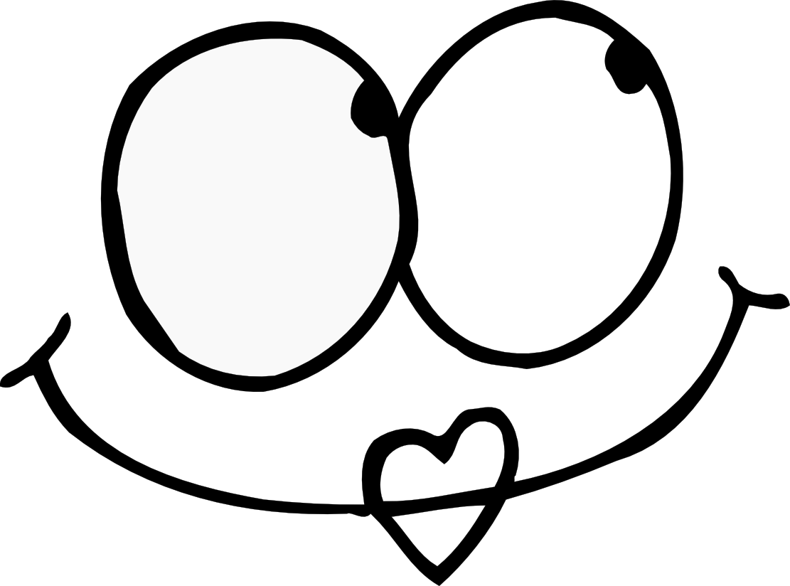 Eye - Clipart - Black - And - White - Googly Eyes Clip Art - Png Download (1111x824), Png Download