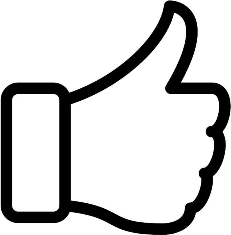 Thumbs Up Transparent Clipart Clip Royalty Free Stock - Thumbs Up Icon Transparent - Png Download (920x978), Png Download