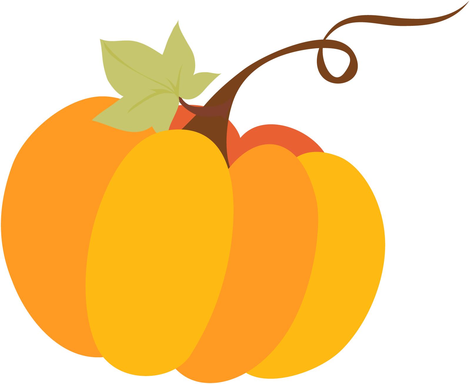 Transparent Background Pumpkin Clipart Clip Art Royalty - Thanksgiving Pumpkin Clipart - Png Download (1599x1306), Png Download