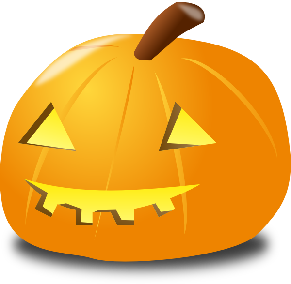 Light Pumpkin Clipart Clip Royalty Free Stock Halloween - Cartoon Pumpkin Carving Png Transparent Png (600x587), Png Download