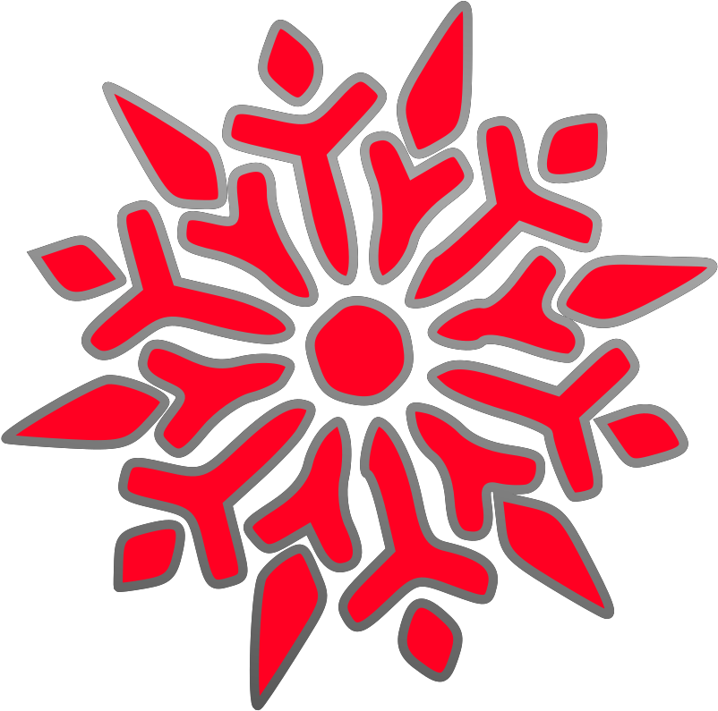 Snowflake Kaleidoscope Svg Clip Arts - Transparent Background Snowflake Clipart Png (1024x1024), Png Download