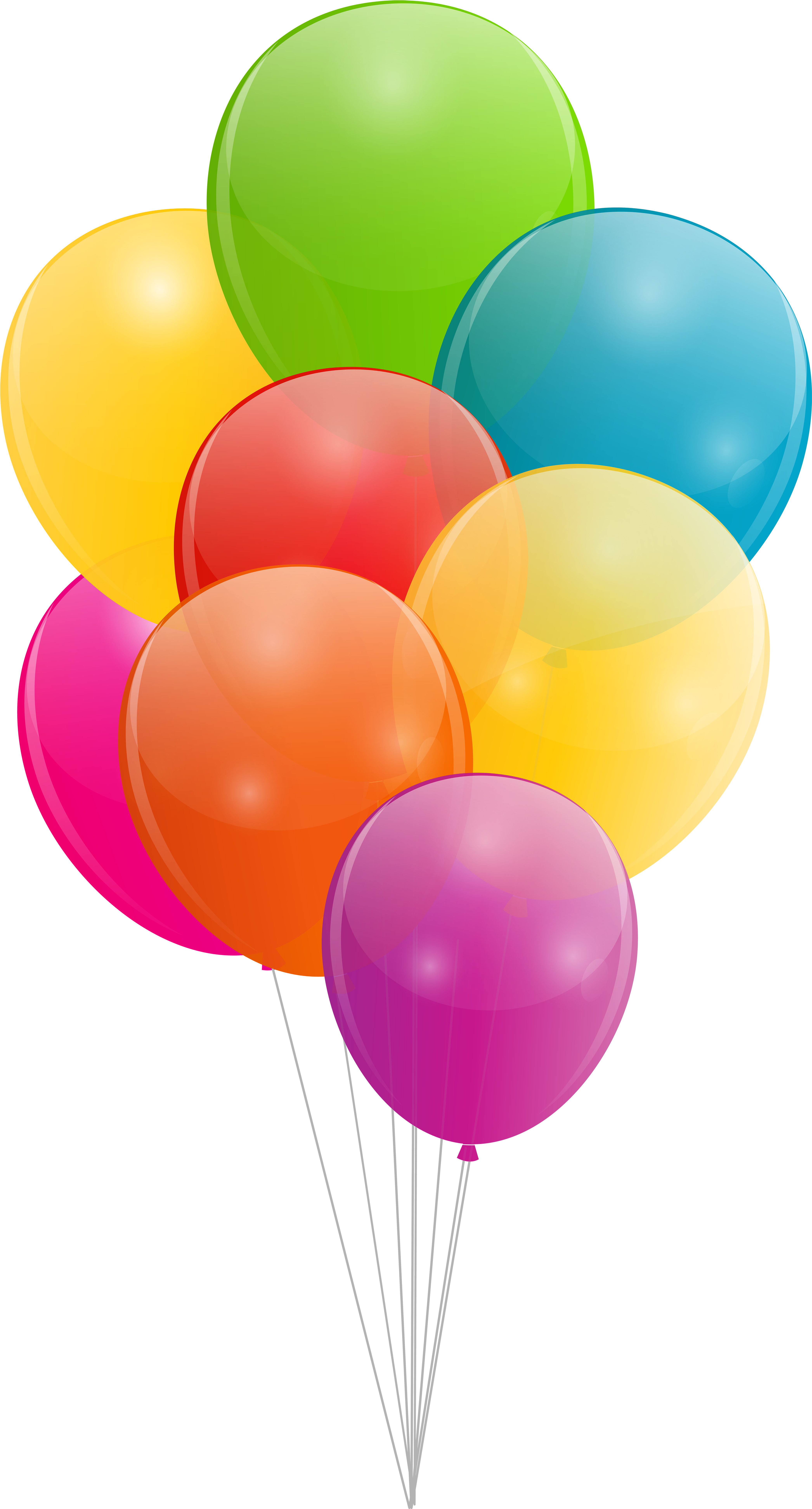 Balloons Clipart Png - Clipart Balloon Png Transparent Png (4468x8000), Png Download