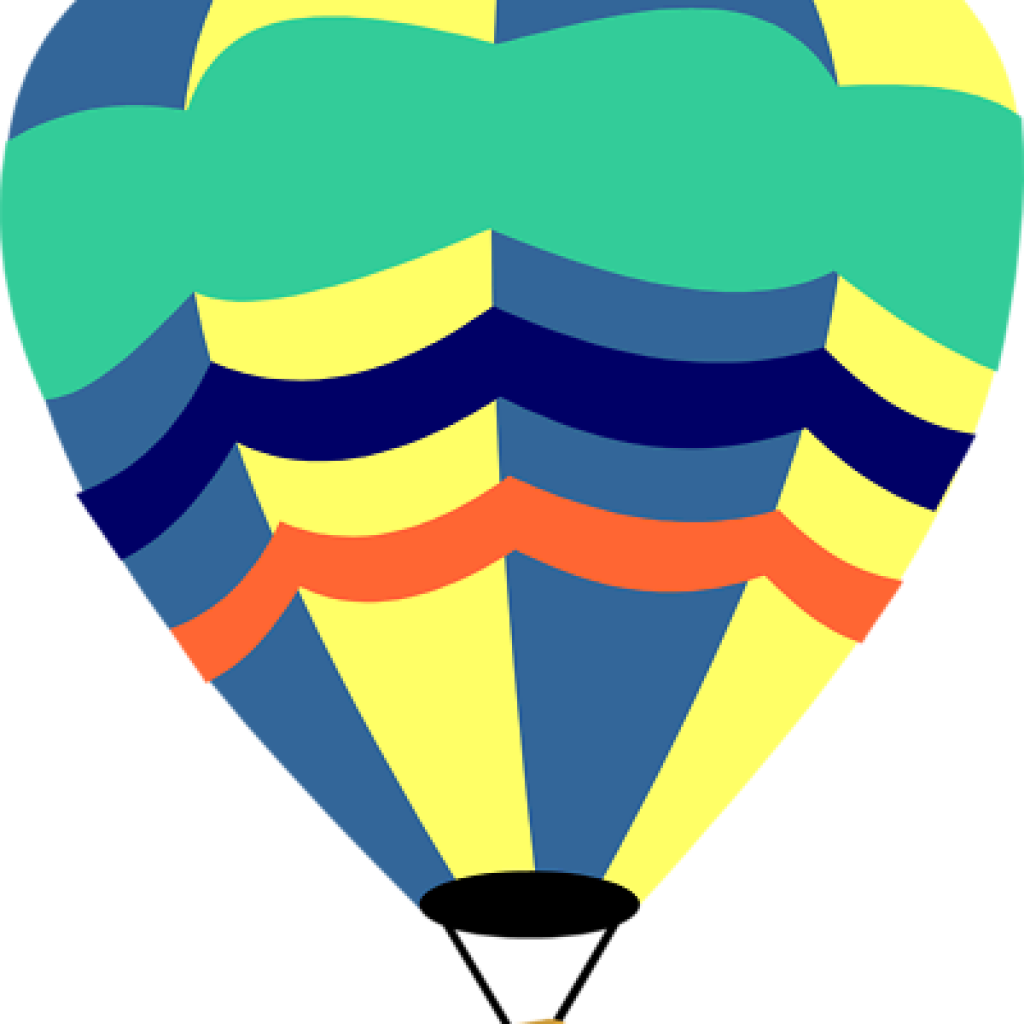 Hot Air Balloon Clipart Gold - Png Download (1024x1024), Png Download