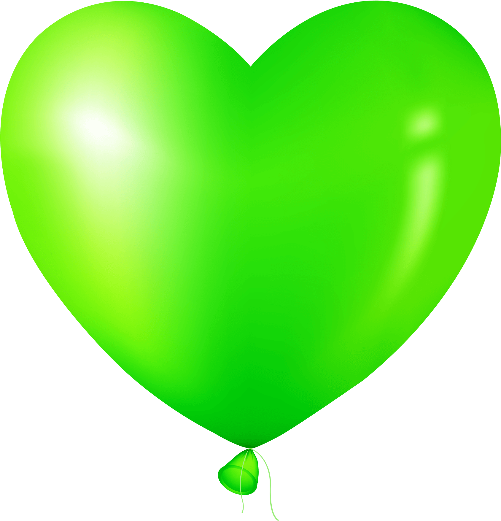 Green Heart Balloon Clipart Png Image Fr - Heart Balloon Clipart Transparent Png (715x715), Png Download