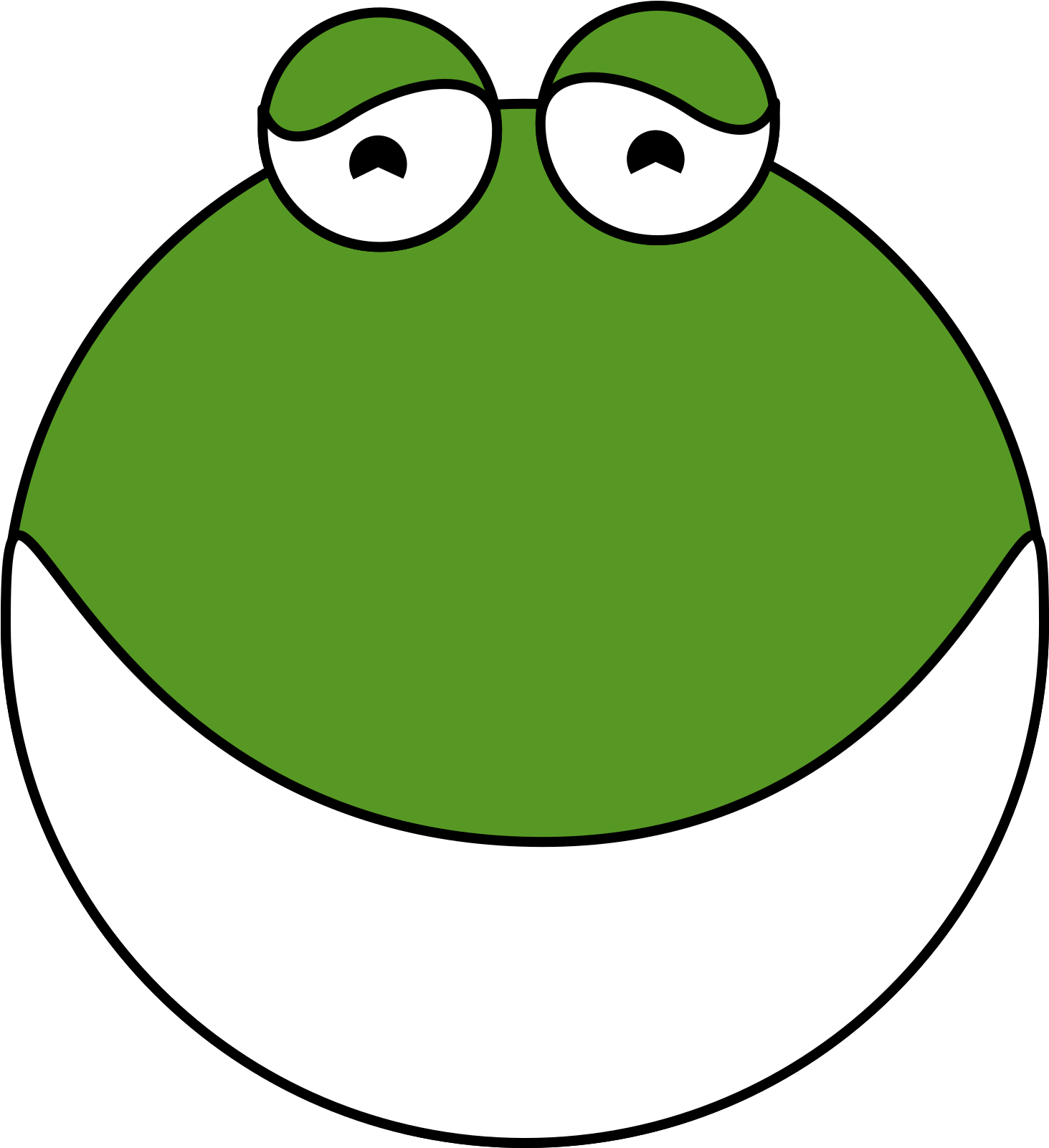 Frog Clipart Png File Tag List, Frog Clip Arts Svg - Cartoon Frog With Mouth Open Transparent Png (823x900), Png Download