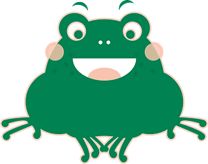 Happy Frog Clipart - True Frog - Png Download (300x236), Png Download