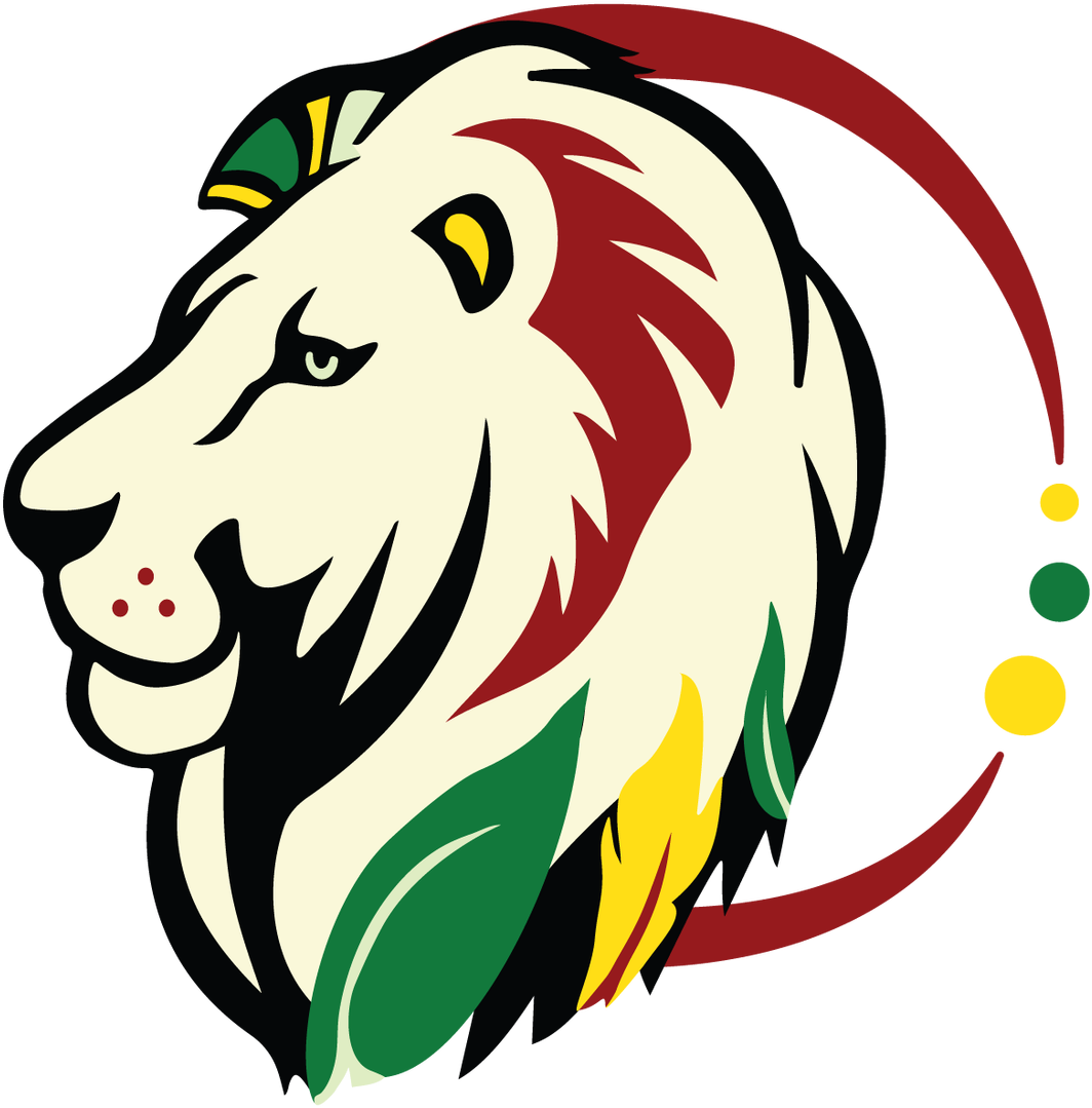 Black And White Lion Clip Art - Free Lion Clipart Black And White - Png Download (1064x1079), Png Download