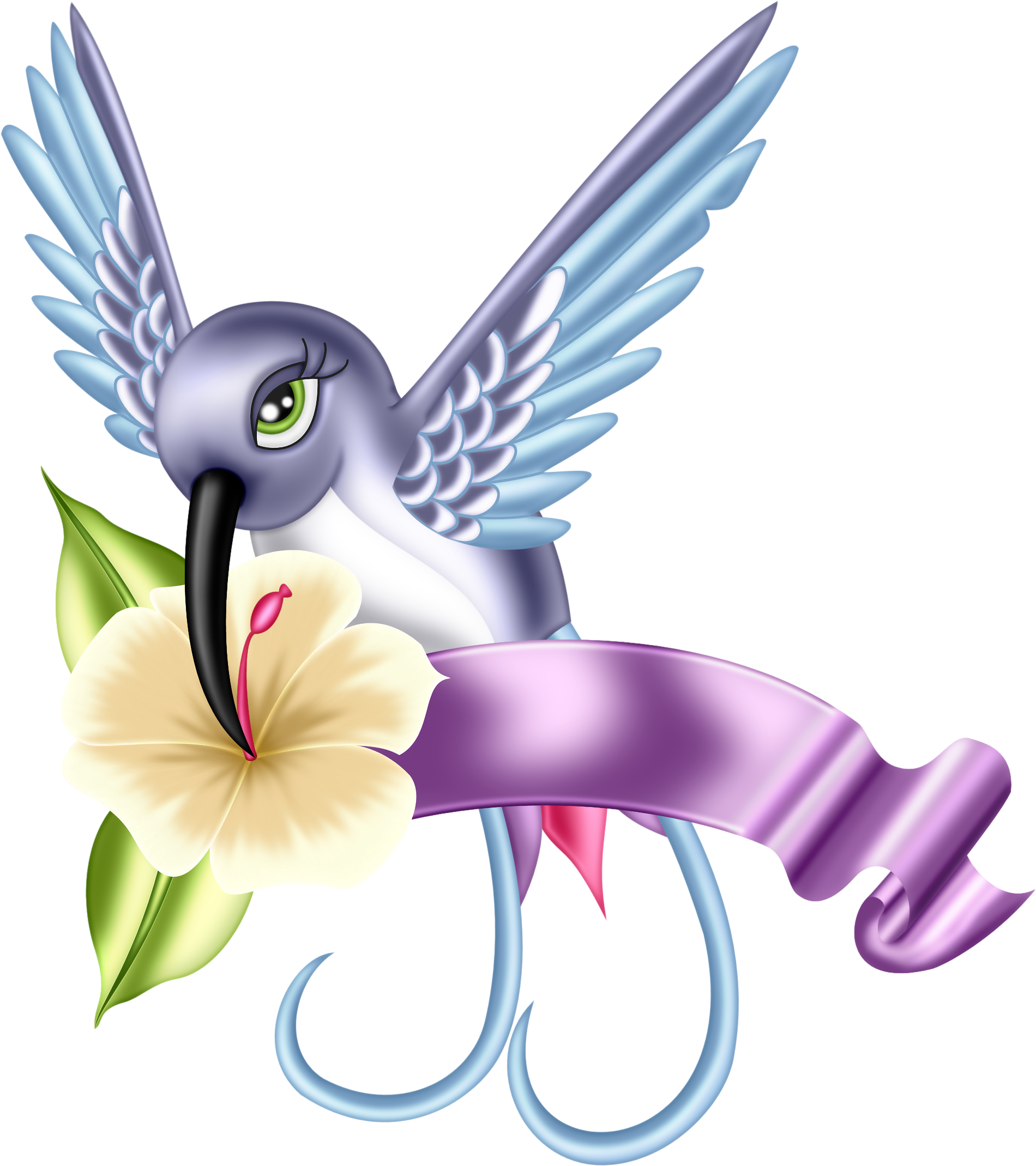 Transparent Gel Clipart - Clipart Hummingbird - Png Download (1900x2140), Png Download