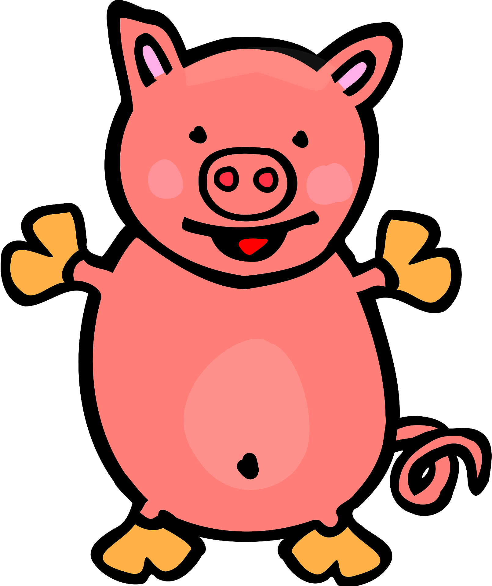 Cartoon Clipart (1611x1920), Png Download