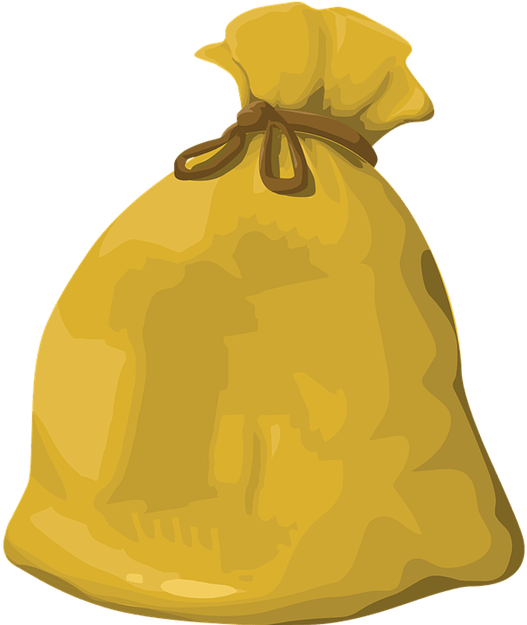 Money Bag Coin Clip Art Sack Png Transparent Full Size Clipart