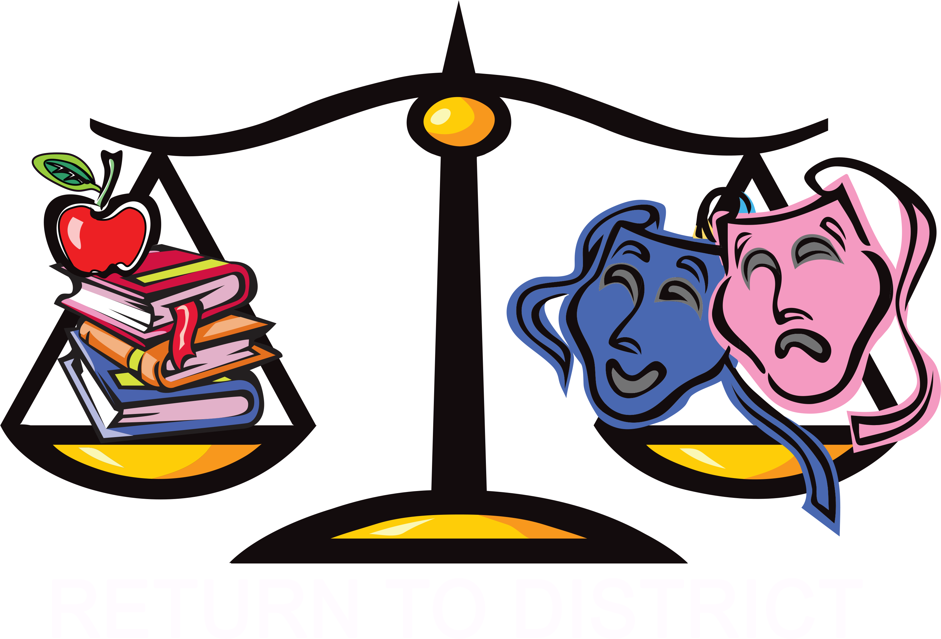 Performing Arts Art School Clip Art - Books - Png Download (3058x2127), Png Download