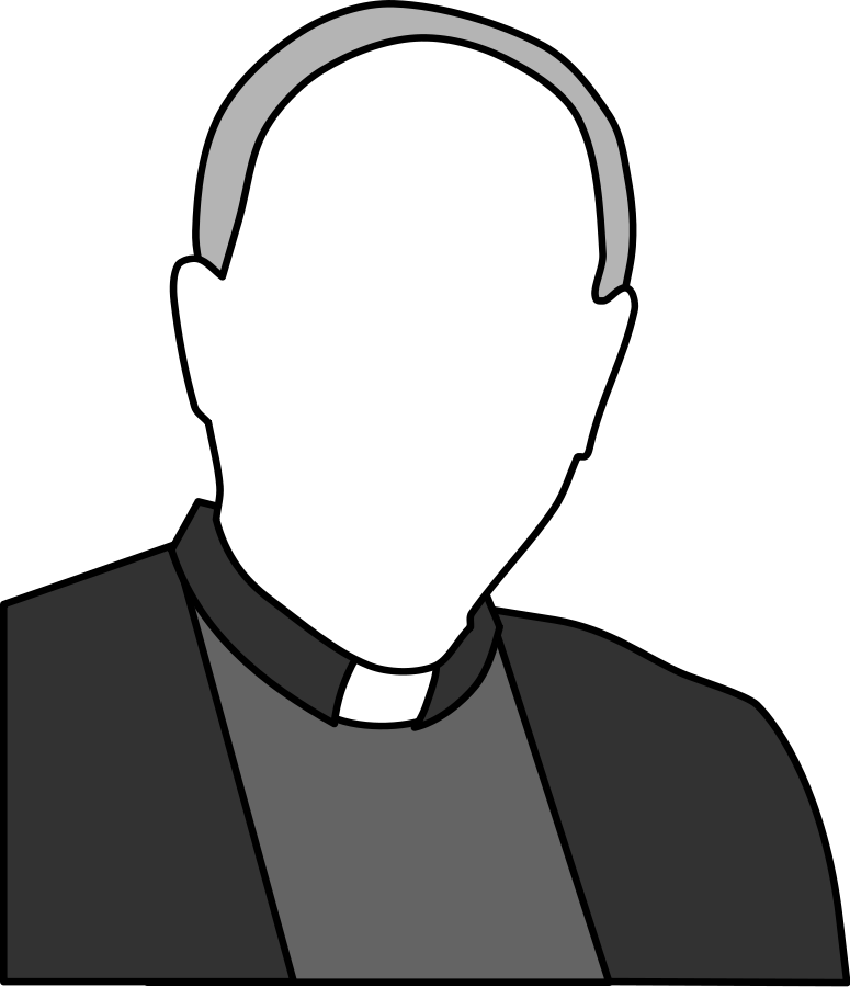 Priest Large 900pixel Clipart, Priest Design - Priest Clipart - Png Download (775x900), Png Download