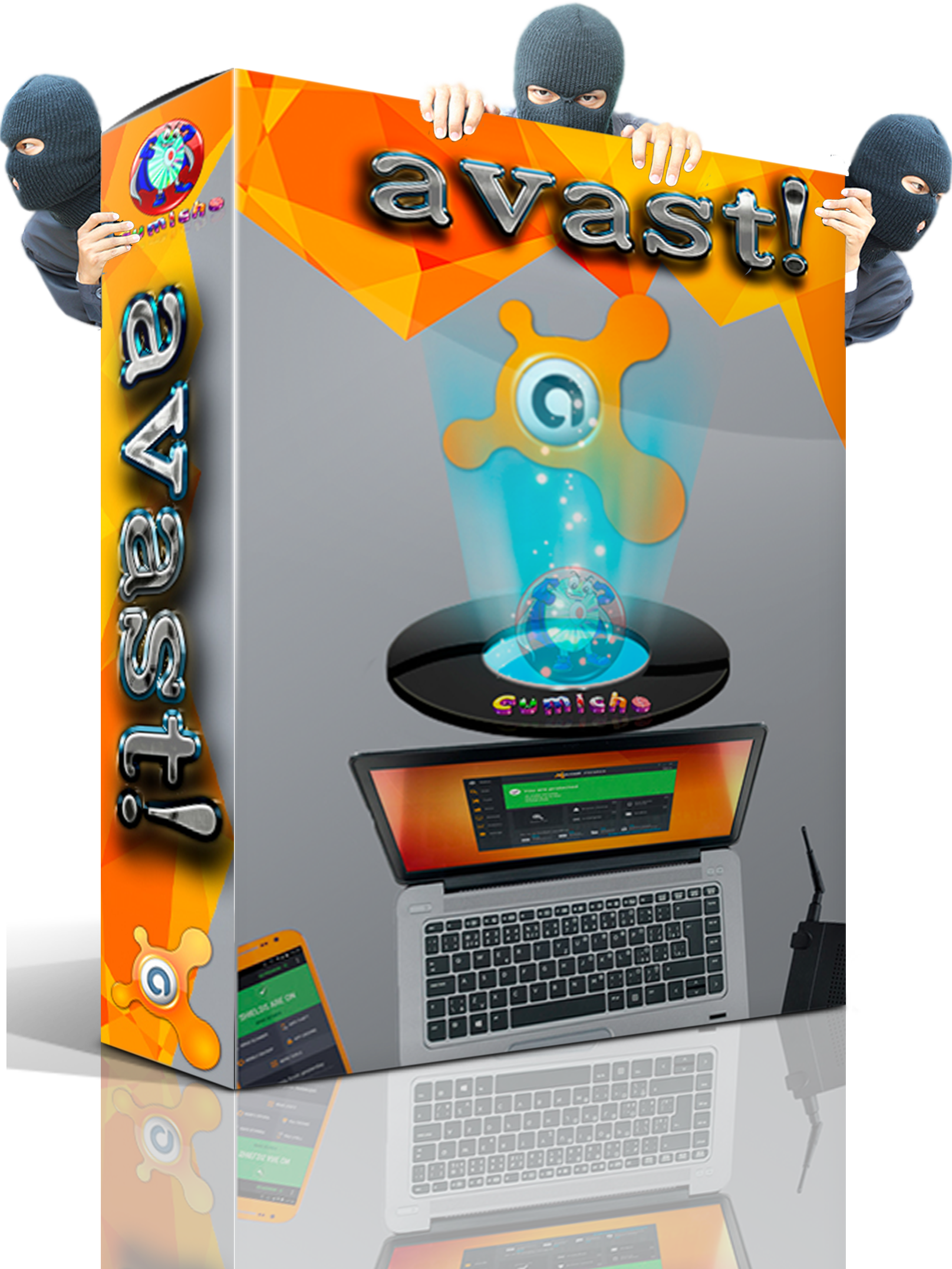 Avast Pro Antivirus / Internet Security / Premier 2016 - Skateboarding Clipart (1615x2153), Png Download